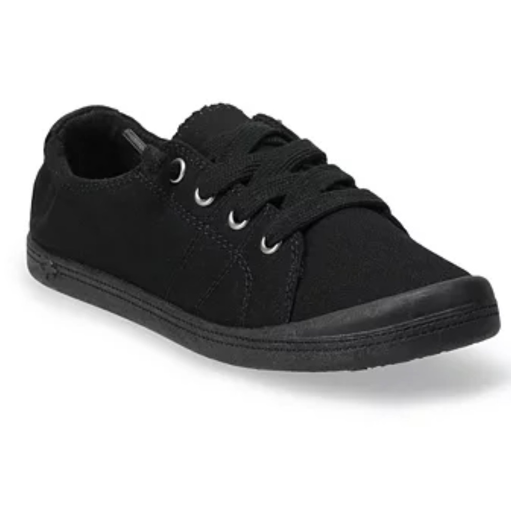 Black slip on shoes